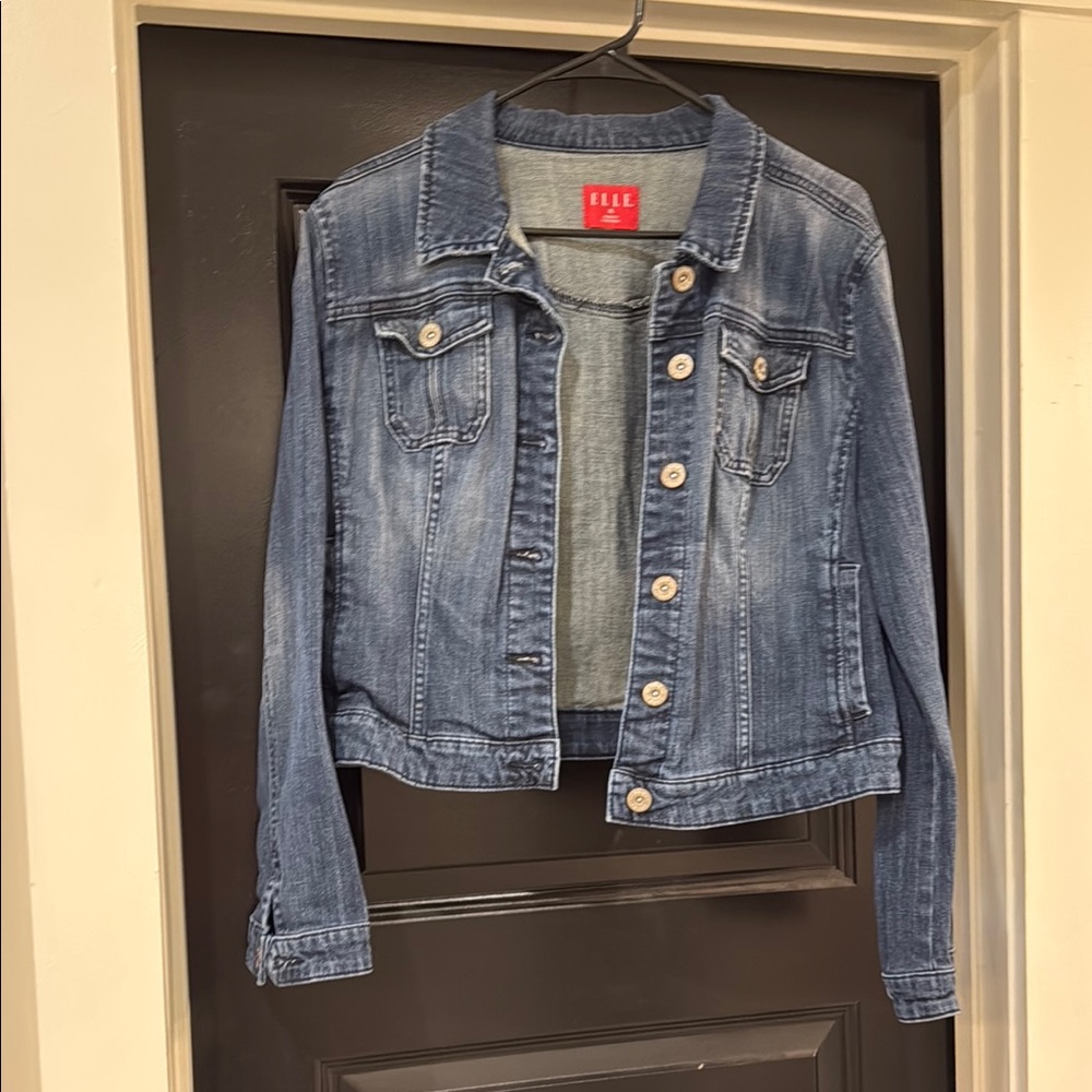 Elle Classic Blue Jean Jacket Timeless Style